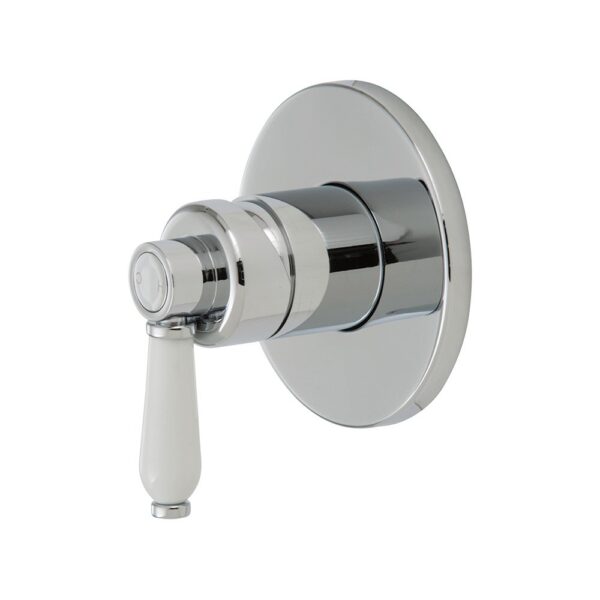 FIENZA 202101 ELEANOR WALL MIXER CHROME AND COLOURED WITH CERAMIC HANDLE - Urban Designs Bathroom and Kitchen