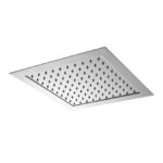 FIENZA 411132 SOFFITO SQUARE FLUST TO CEILING OVERHEAD RAIN SHOWER CHROME - Urban Designs Bathroom and Kitchen