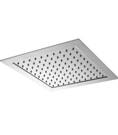 FIENZA 411132 SOFFITO SQUARE FLUST TO CEILING OVERHEAD RAIN SHOWER CHROME - Urban Designs Bathroom and Kitchen
