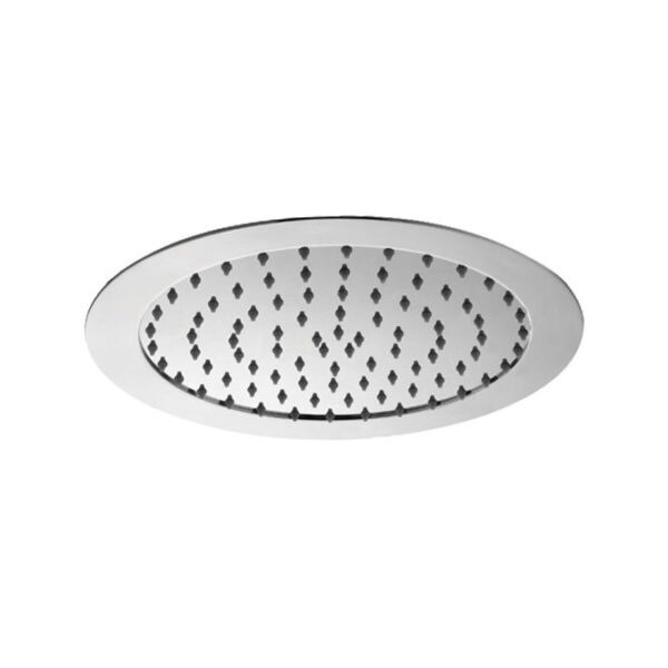FIENZA 411133 SOFFITO ROUND FLUSH TO CEILING OVERHEAD RAIN SHOWER CHROME - Urban Designs Bathroom and Kitchen