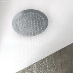 FIENZA 411133 SOFFITO ROUND FLUSH TO CEILING OVERHEAD RAIN SHOWER CHROME - Urban Designs Bathroom and Kitchen