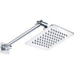 FIENZA 411134 SLICE SQUARE SWIVEL ARM WALL SHOWER CHROME - Urban Designs Bathroom and Kitchen