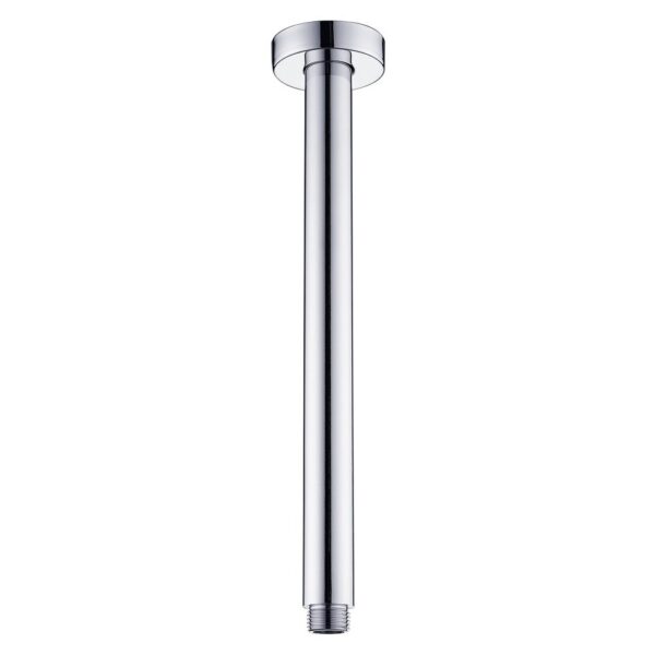 FIENZA 422101 ROUND CEILING SHOWER ARM 100MM-600MM CHROME - Urban Designs Bathroom and Kitchen
