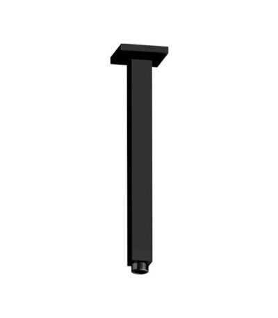FIENZA 422115 SQUARE CEILING SHOWER ARM 300MM-450MM MATTE BLACK - Urban Designs Bathroom and Kitchen