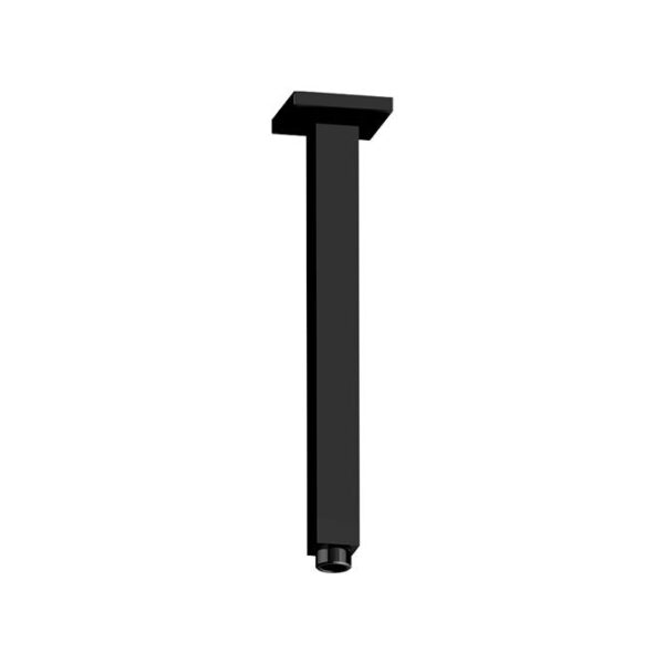 FIENZA 422115 SQUARE CEILING SHOWER ARM 300MM-450MM MATTE BLACK - Urban Designs Bathroom and Kitchen