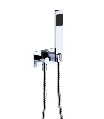 FIENZA 433111 LINCOLN HAND SHOWER SOFT SQUARE PLATE CHROME AND COLOURED - Urban Designs Bathroom and Kitchen