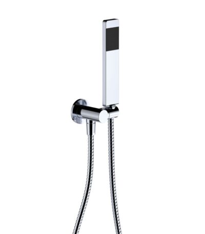 FIENZA 433205 LINCOLN HAND SHOWER ROUND PLATE CHROME AND COLOURED - Urban Designs Bathroom and Kitchen