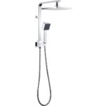 FIENZA 434103 MODENA TWIN HALF RAIL SHOWER CHROME - Urban Designs Bathroom and Kitchen