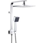 FIENZA 434103 MODENA TWIN HALF RAIL SHOWER CHROME - Urban Designs Bathroom and Kitchen