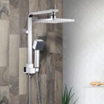 FIENZA 434103 MODENA TWIN HALF RAIL SHOWER CHROME - Urban Designs Bathroom and Kitchen