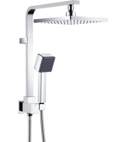 FIENZA 434103 MODENA TWIN HALF RAIL SHOWER CHROME - Urban Designs Bathroom and Kitchen