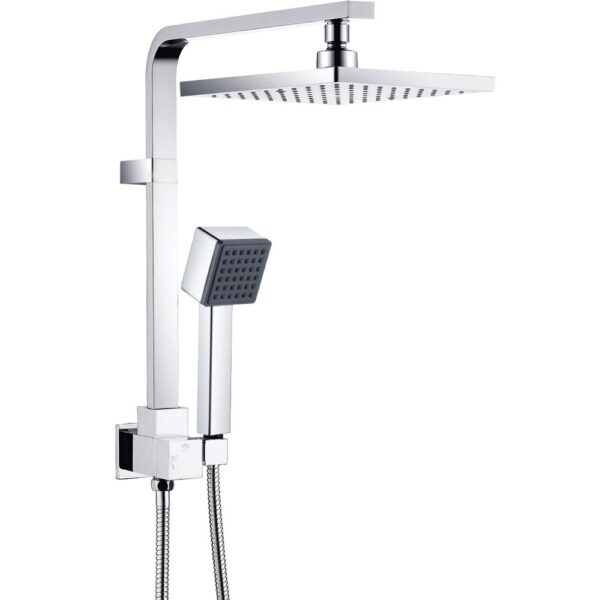 FIENZA 434103 MODENA TWIN HALF RAIL SHOWER CHROME - Urban Designs Bathroom and Kitchen