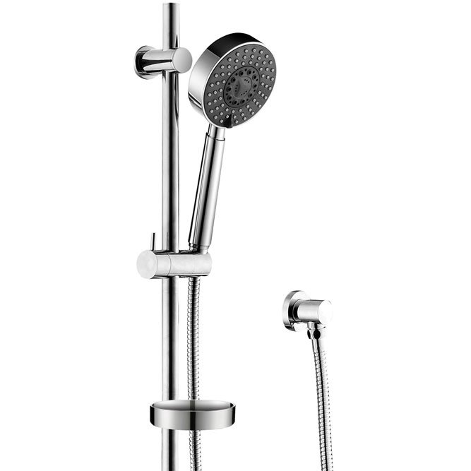 FIENZA 444104 MICHELLE MULTIFUNCTION RAIL SHOWER WITH SOAP DISH CHROME - Urban Designs Bathroom and Kitchen