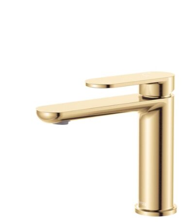 Fienza Empire Slim Basin Mixer Cold Start Urban Brass