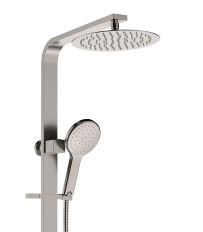 Fienza Kaya Deluxe Twin Shower Brushed Nickel