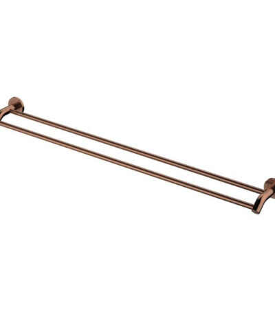 Fienza Kaya Double Towel Rail 900mm Brushed Copper