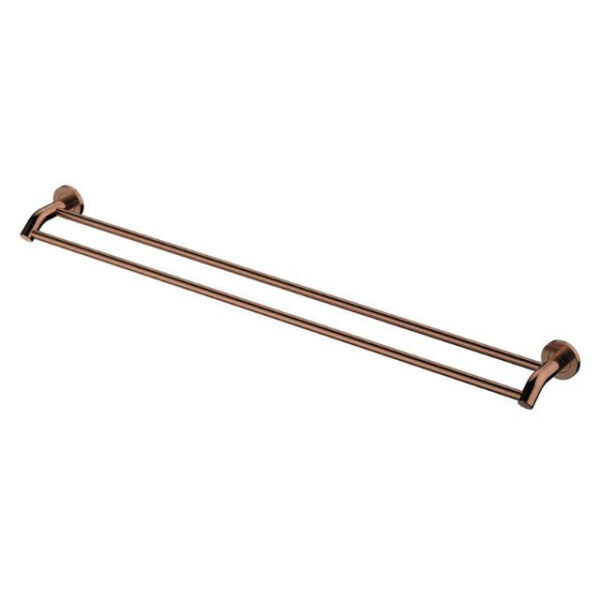 Fienza Kaya Double Towel Rail 900mm Brushed Copper