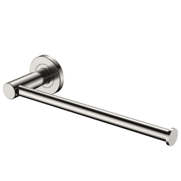 Fienza Kaya Dual Purpose Towel Rail/Toilet Roll Holder Brushed Nickel