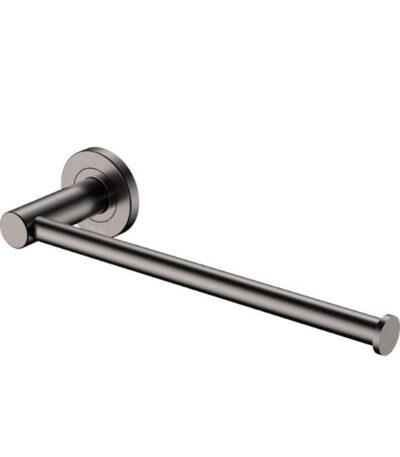 Fienza Kaya Dual Purpose Towel Rail/Toilet Roll Holder Gun Metal
