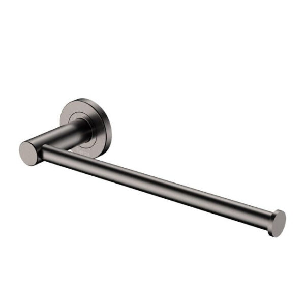 Fienza Kaya Dual Purpose Towel Rail/Toilet Roll Holder Gun Metal