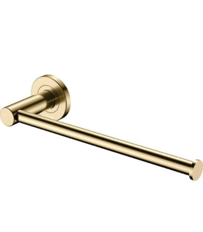 Fienza Kaya Dual Purpose Towel Rail/Toilet Roll Holder Urban Brass