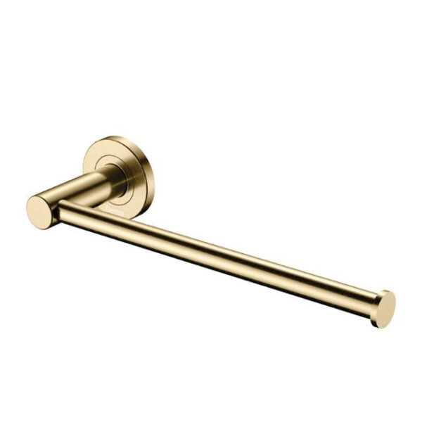 Fienza Kaya Dual Purpose Towel Rail/Toilet Roll Holder Urban Brass