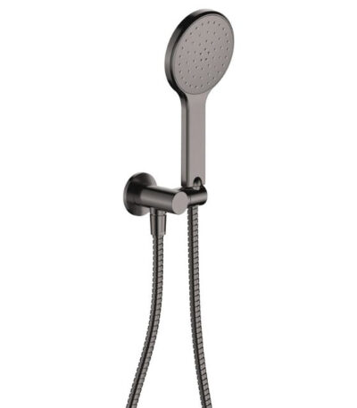 Fienza Kaya Hand Shower Round Plate Gun Metal