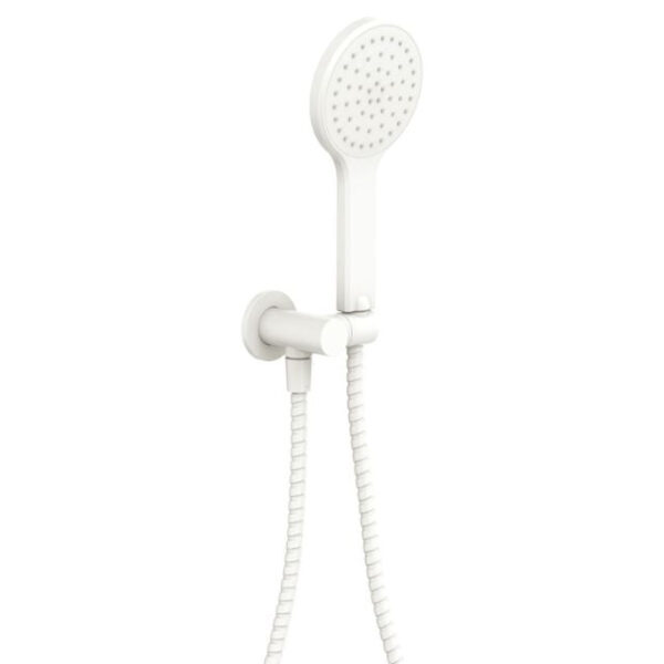 Fienza Kaya Hand Shower Round Plate Matte White