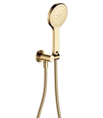 Fienza Kaya Hand Shower Round Plate Urban Brass