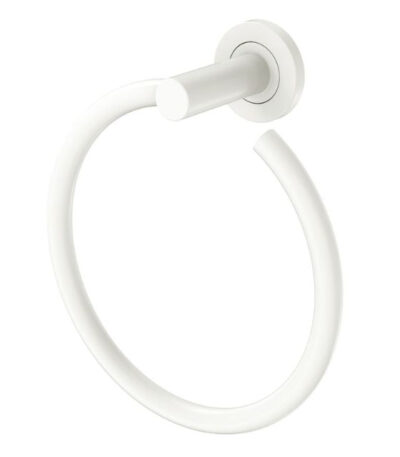 Fienza Kaya Hand Towel Ring Matte White