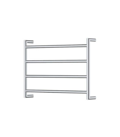 Fienza Kaya Round Heated Towel Rail 600X450X100mm 4 Bars Chrome