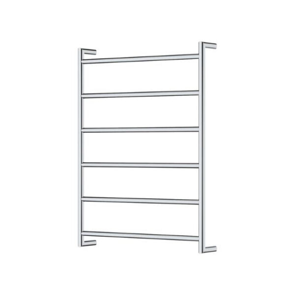 Fienza Kaya Round Heated Towel Rail 600X800X100mm 6 Bars Chrome