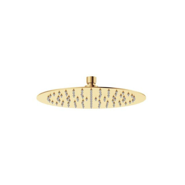 Fienza Kaya Round Shower Head 250mm Urban Brass