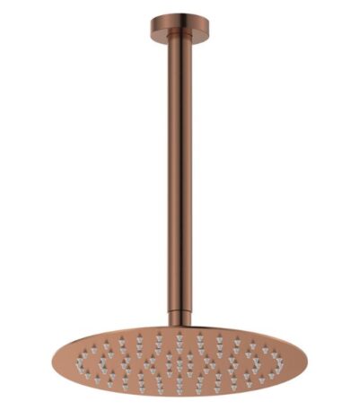 Fienza Kaya Shower Ceiling Dropper Set Brushed Copper