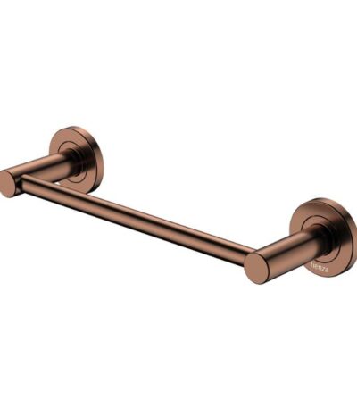 Fienza Kaya Single Hand Towel Rail 300mm Brushed Copper