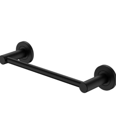 Fienza Kaya Single Hand Towel Rail 300mm Matte Black