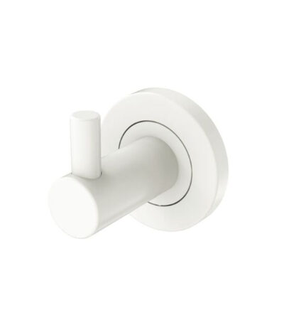 Fienza Kaya Single Robe Hook Matte White