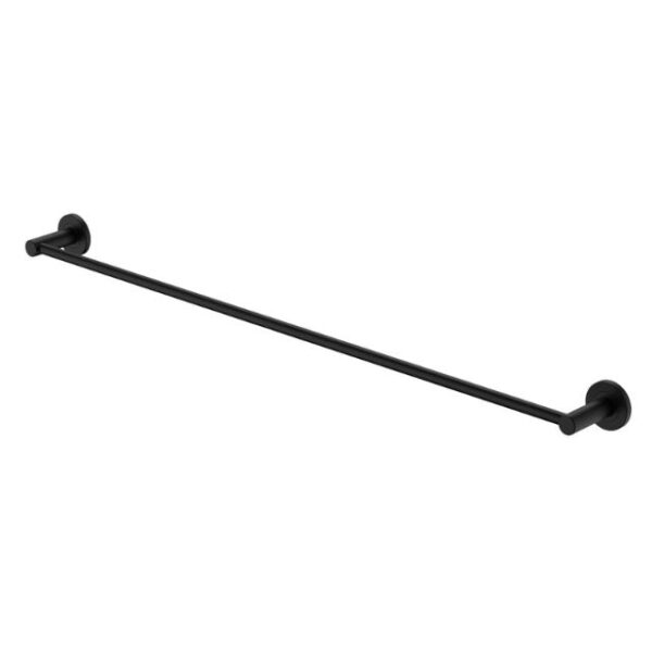 Fienza Kaya Single Towel Rail 900mm Matte Black