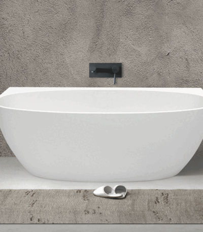 Fienza Keeto Back-to-wall Acrylic Bath 1500mm & 1700mm