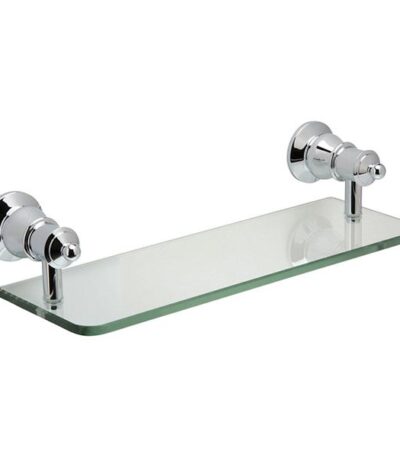 Fienza Lillian Glass Shelf - Chrome