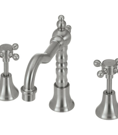Fienza Lillian Shepherds Crook Basin Set - Brushed Nickel