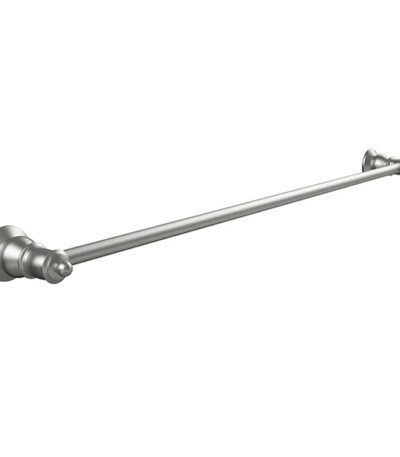 Fienza Lillian Single Towel Rail - Brushed Nickel 800mm