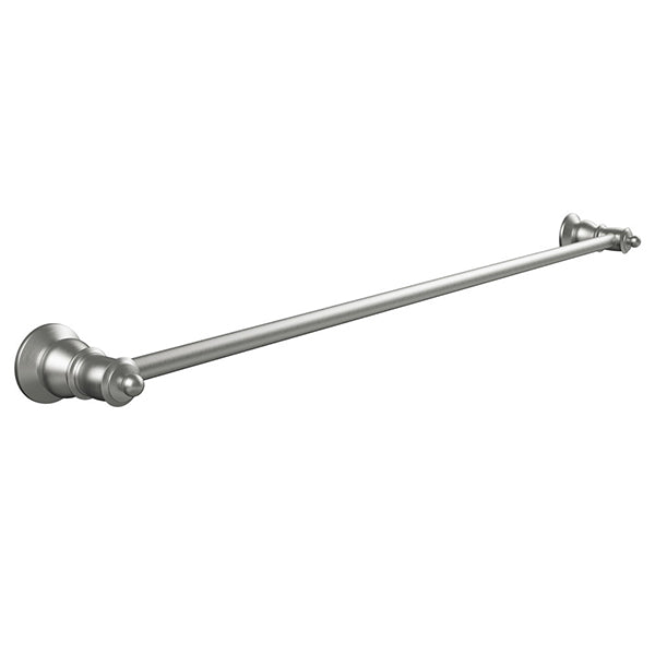 Fienza Lillian Single Towel Rail - Brushed Nickel 800mm