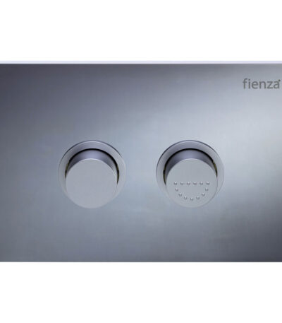 Fienza R&T Care Raised Button Flush Plate, Chrome