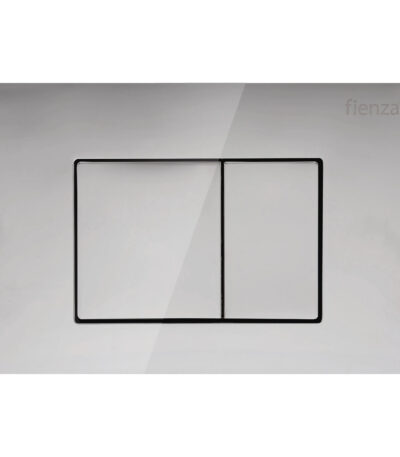 Fienza R&T Rectangular Button Flush Plate, Chrome