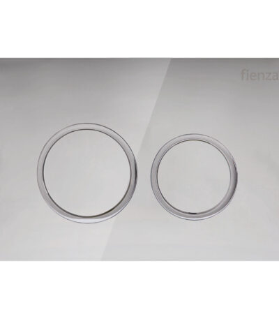 Fienza R&T Round Button Flush Plate, Chrome