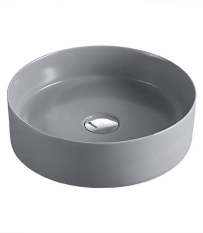 Fienza Reba Ceramic Above Counter Basin - Matte Light Grey