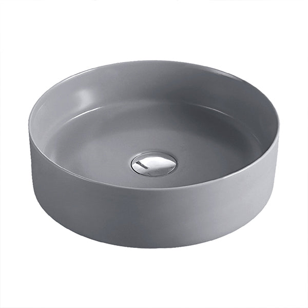 Fienza Reba Ceramic Above Counter Basin - Matte Light Grey