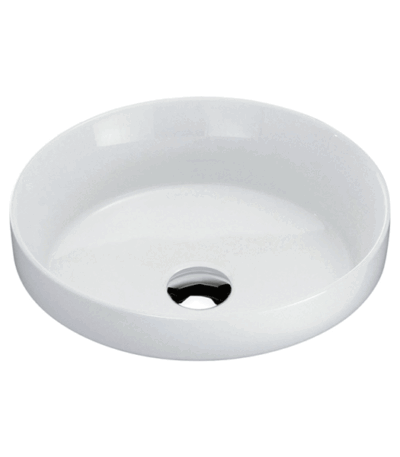 Fienza Reba Semi-Inset Basin - Gloss White