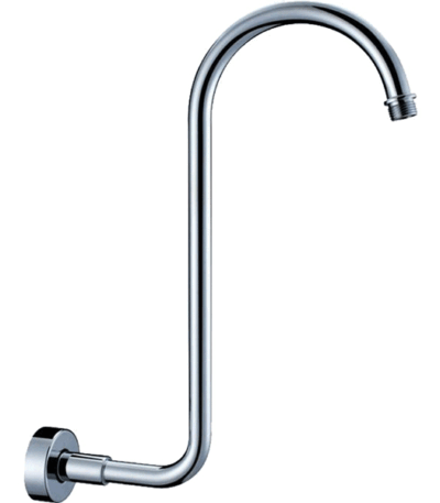 Fienza Round Fixed Swan-neck Shower Arm - Chrome